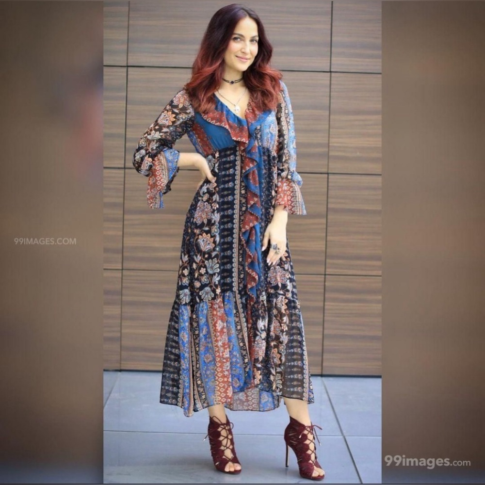 COPY - Zara black paisley dress Medium